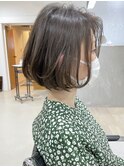 【Owll】ショートボブ　ふんわり毛束感　アッシュベージュ