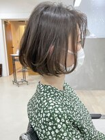 オウル(Owll) 【Owll】ショートボブ ふんわり毛束感 アッシュベージュ