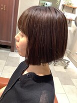 ヘアメイク カン プラスエフ(HAIR MAKE KANN+f) 前下りbob