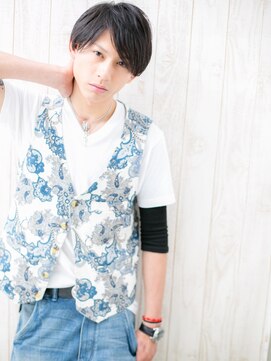 グルーミングサロン バーバー キャッスル 北浦和西口(Grooming salon Barber Castle) 長めバングの”重軽”黒髪韓国マッシュJ