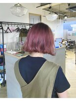 メゾンイロ(Maison I.R.O+)&nbsp;ピンクベージュ外ハネボブ