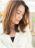 かきあげバング外国人風小顔流れるレイヤーc5北浦和20代30代40代