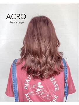 アクロ ヘアー ステージ(ACRO hair stage) コーラルピンクベージュ