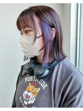 パープル(purple) パープルイヤリング