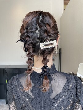 アットラップレーヴ(attrape-reve) ツインアレンジ　ツインテール　タイトツインテール