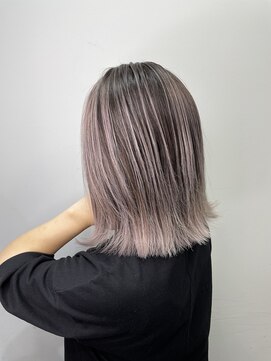 アワニコ 浦添店(AWA NICO) バレイヤージュ／ミルクティー／グレージュ