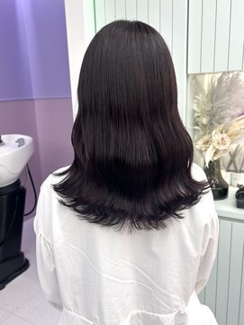 ガーランド(Girland) 【girland】ダークラベンダー/韓国風/レイヤーカット