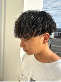 波巻きパーマメンテナンスカット後