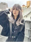 韓国風《ペールシルバー》ハイトーン/ケアブリーチ/ダブルカラー