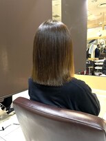 ジャストヘア ルッチェ(just hair Ruche) 切りっぱなしボブ×サラ艶縮毛矯正/戸塚