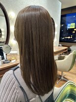 エルサフィロ キタハマ(el zafiro kitahama)&nbsp;20×30×40代×艶感×髪質改善×ミディアム×ゼロテク×白髪染め