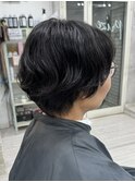 ショートカットゆるふわパーマ２０代３０代４０代