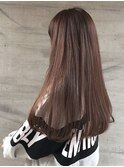 ふんわりカールヘルシースタイルルーズヘアショコラアッシュ