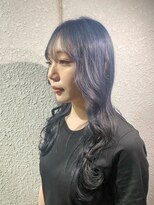 アン ブリーチ 大宮駅東口店(UN BLEACH)&nbsp;ネイビーカラー