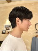 カルマパーマ黒髪マッシュパーマ ニュアンスパーマ 韓国マッシュ
