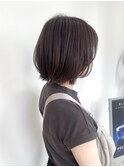 くびれボブ×ラベンダーベージュカラー土橋8