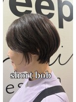 スウィープ 札幌大通(sweep) 丸みショートボブ