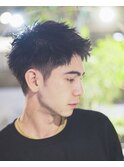 大人のアップバングベリーショート