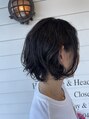 ファンビリ(Fambilly) 寝癖もごまかしやすいボブのデザインパーマスタイル