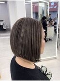 白髪のお悩みさようなら★丸っと可愛いフレンチボブ