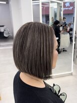 ブラウン(Brown) 白髪のお悩みさようなら★丸っと可愛いフレンチボブ