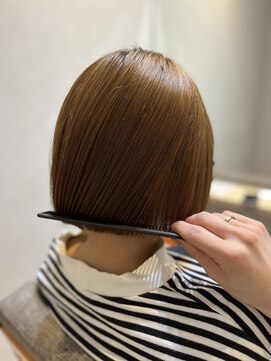 ナンバー 大分中央町店(N°) 【MIKOTO】@mikoto_newi　「髪質改善」タッセルボブ＊