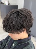 熊本メンズカット 波巻きパーマ ウルフ MEN'S HAIR