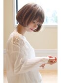 30代40代50代大人可愛いワンレンボブ　フレンチボブ