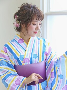 マイスタイルバイヤマノ 盛岡店(My j Style by yamano)の写真/特別なイベントのお出かけに、各種着付け承ります！心を込めた仕上がりで、素敵な一日を♪