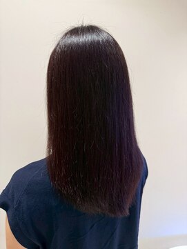 ニシオギ ヴォイス 西荻窪店(nishiogi voice) 女性らしさ溢れる◎しっとりとまとまる艶ストレート/髪質改善