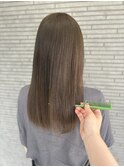 ブリーチなしダブルカラー×オリーブベージュ