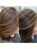 白髪ぼかしハイライト＋カット＋トリートメント