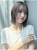 切りっぱなしボブ