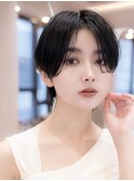 20代30代大人かわいいデザインカラーグランマッシュショート