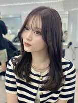 オニキス 原宿(ONYX)&nbsp;e09髪質改善ストレートミディアムレイヤー透明感暗髪ラベンダー