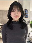 ◎ 冬カラー韓国風タッセルボブ×暖色カラー20代30代