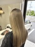 「高校卒業生限定」黒髪卒業！ブリーチありWカラー+トリートメント　￥22000