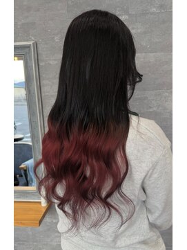 クロリ(Coloris) レッドグラデーションカラー