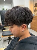 宇都宮メンズカットメンズパーマ波巻きスパイラルパーマツイスパ