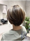 切りっぱなしショート