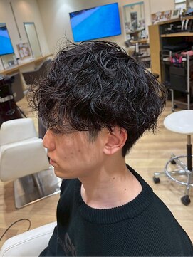 ラファンス 栗林店(LaFENCE) メンズカット/ツイストスパイラル/波巻き/ショート/ニュアンス