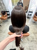 デイジーサイン(day's eye Sign)&nbsp;【ビフォーアフター】髪質改善/ストレートロング/カカオブラン