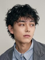 バイフィフス 原宿/表参道(by fifth)&nbsp;原宿スパイラルパーマメンズカット短めマッシュ刈り上げなし