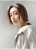 【mee.】ハセガワヒトシ 秋の切りっぱなしボブ☆表参道