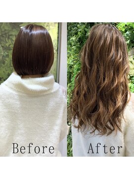 エクステ専門店あるじゃんすー 宇都宮店 キャラメルブラウン#シールエクステ#オフィスヘア#宇都宮