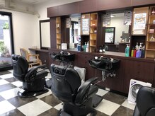 エン フェイバリット ヘアー(en favorite hai)の雰囲気（落ち着いた雰囲気の店内で、BARBERスタイルを楽しめます）