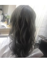 ガルボ ヘアー(garbo hair) #透明感 あっぷ#グレージュ#巻き髪