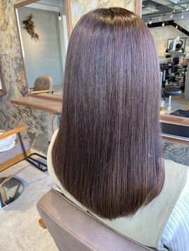 ジュエ (jouer) 髪質改善/まとまる艶髪ラベンダーピンク/大人かわいい/20代