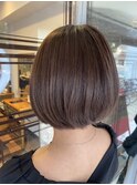 ピンクブラウン◎ボブ