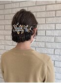 上品なきれいめヘアセット♪♪